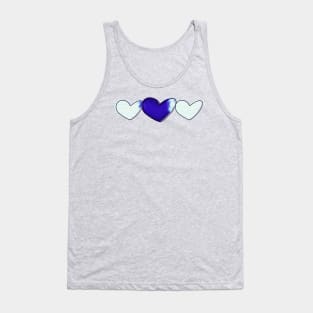 Watercolor Hearts Tank Top